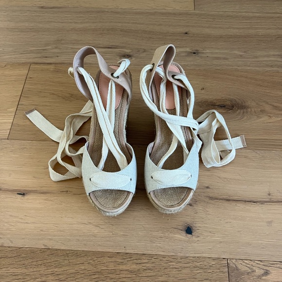 Joie Espadrille Wedge Sandals - Picture 1 of 5